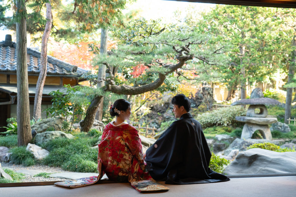 国指定有形文化財割烹旅館二葉様でフォトウエディングが可能となりました